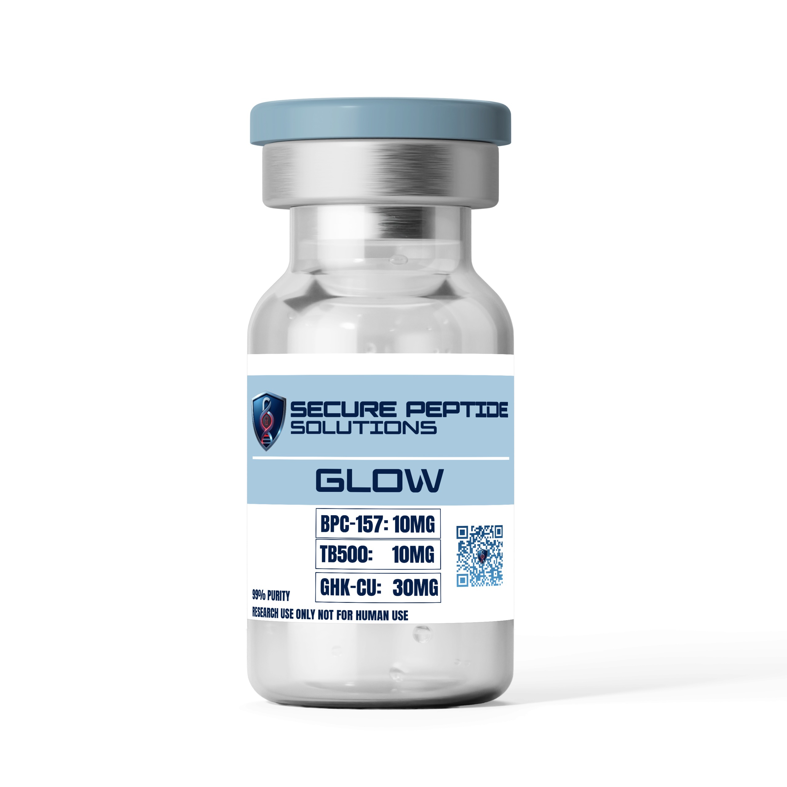 GLOW Blend (BPC-157 + TB-500 + GHK-Cu) | Lyophilized