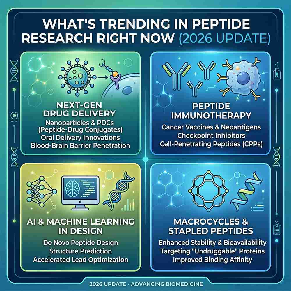 What’s Trending in Peptide Research Right Now (2026 Update)