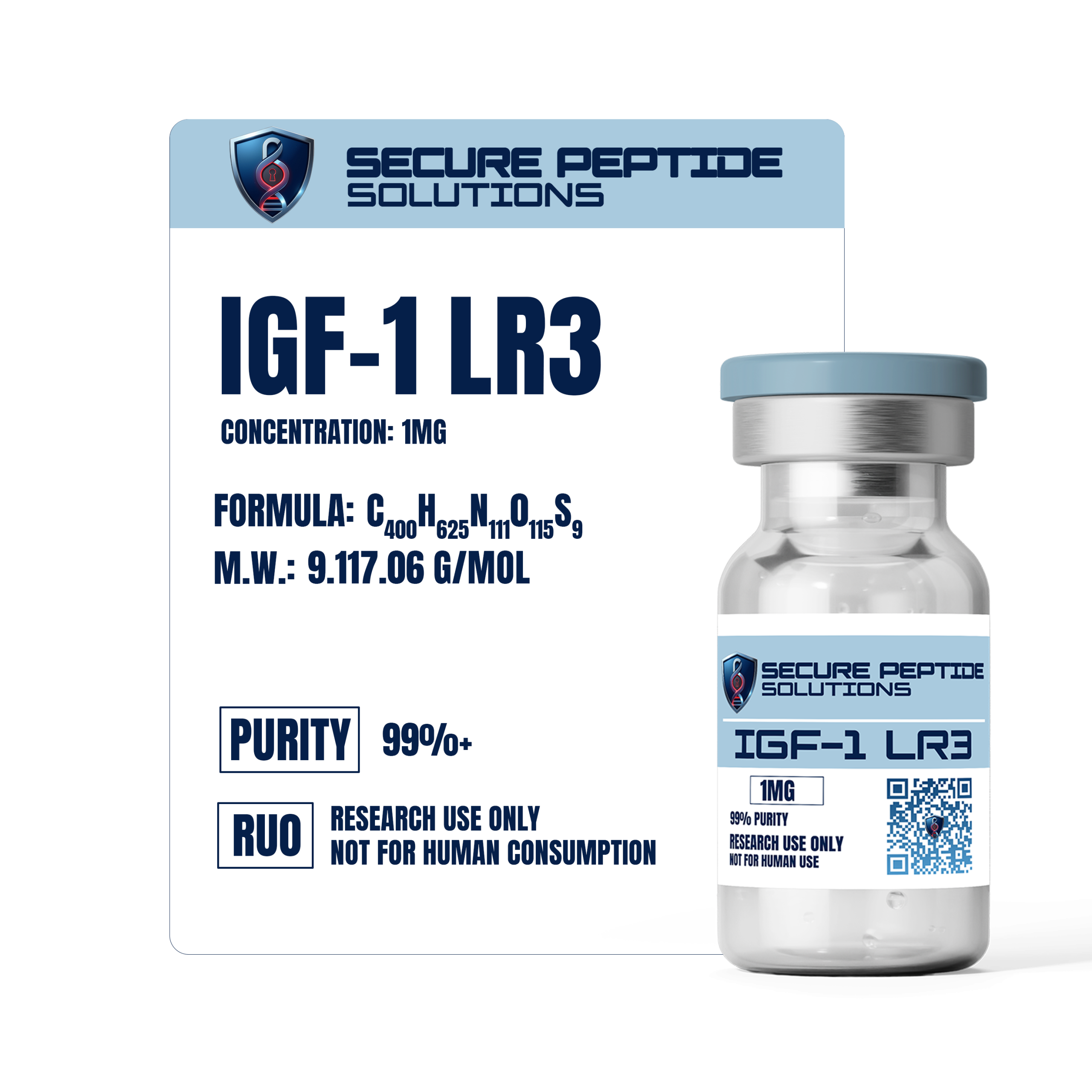 IGF-1 LR3 1mg – Long-Acting Insulin-Like Growth Factor Peptide - Image 2