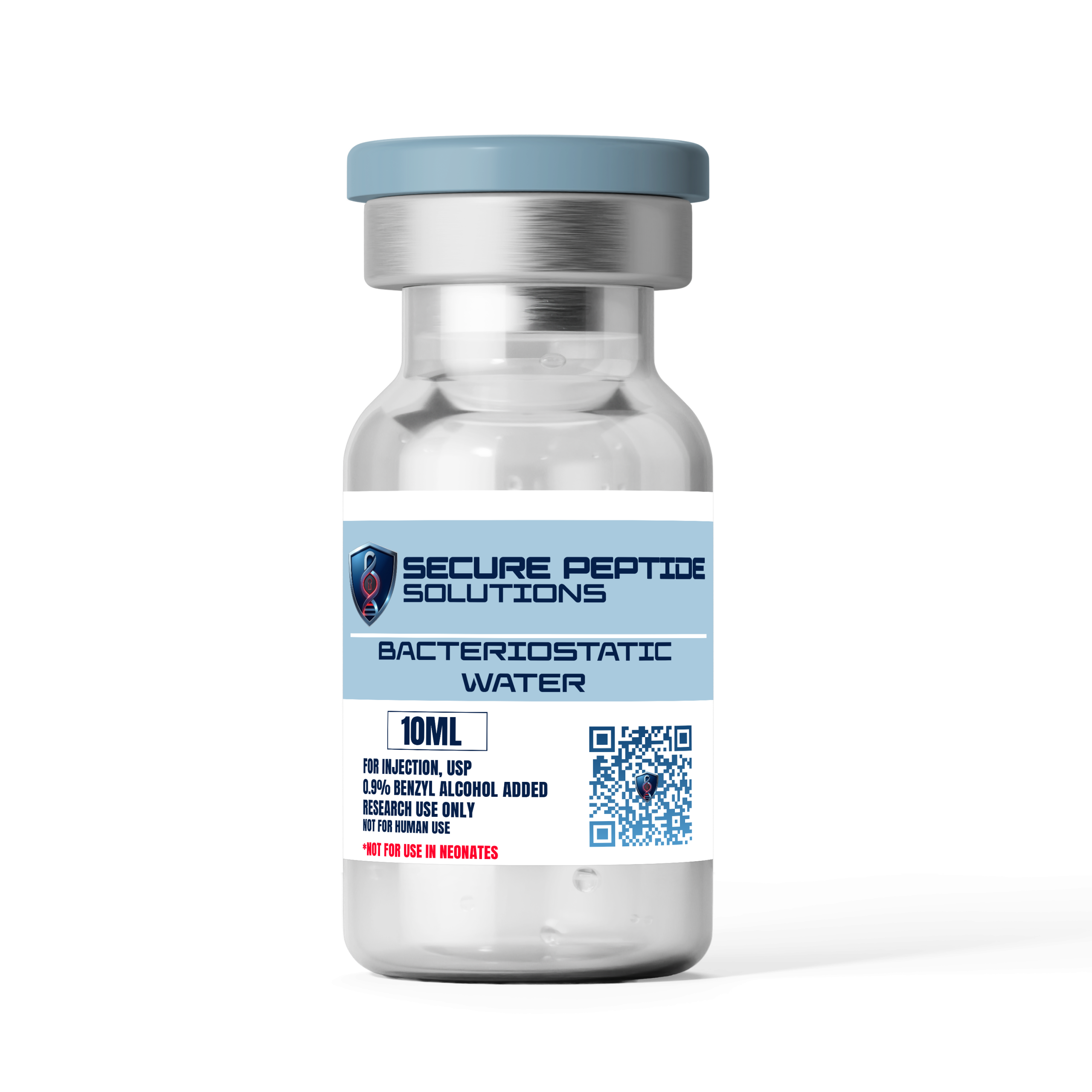 Bacteriostatic Water for Injection 10mL and 30mL Multi-Dose Vial – 0.9% Benzyl Alcohol